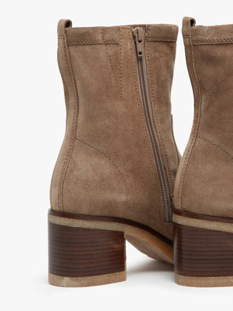 Enkellaarsjes Met Hak Uit Leder Gabor Bruin women 34 ander zicht 3